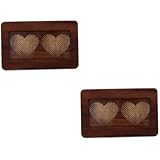 Beavorty Boîte De 2 Pièces boîte à bagues à bijoux Titulaire étui à bijoux femme pl...