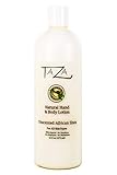 Taza Premium Natural Unscented African Shea Hand & Body Lotion, 16 fl oz Intense Moisture For Very D