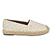 Calvin Klein Women's Popular Flat, Off White 150, 5
