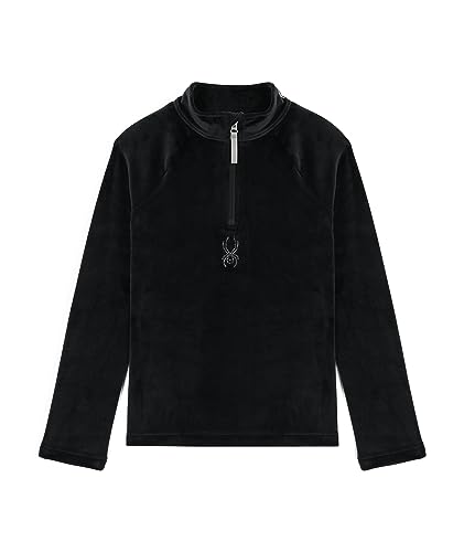 Spyder Girl's Shimmer Bug Half Zip T-Neck Ski Base Layer Jacket