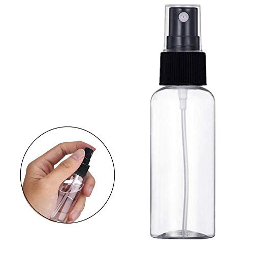 Preisvergleich Produktbild KAIKUN Sprühflasche Klein Zerstäuber Sprühflaschen Pump Sprühflasche Leer Make-up Kunststoff-sprühflasche Kleine Haushalts Leere Nachfüllbar Durchsichtig Parfümzerstäuber Behälter transparent