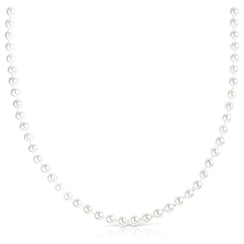 ZAVANA Elegant Long Pearl Necklace for Women Cover