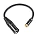 Balanced XLR to 1/8 Female Adapter, Devinal Mini-Jack (3.5mm) Female to XLR Male Cable, 3.5mm Stereo TRS to XLR Male Transforming Cord Converter