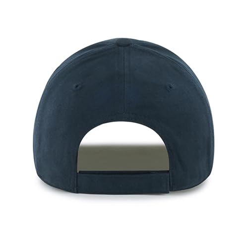 Gorra azul ajustable con logo universitario bordado miniatura 6