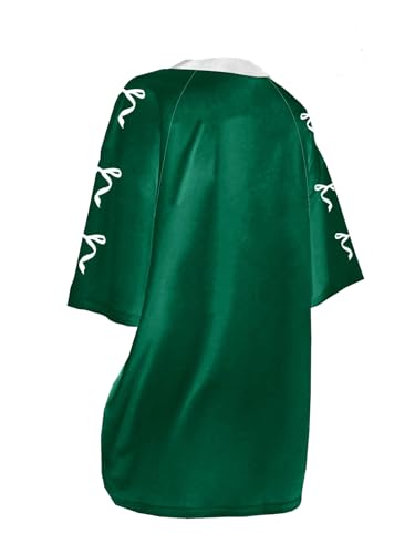 Image of RoseSeek Girl's Jersey Y2K Oversized Graphic Number Print Tops V Neck Short Sleeve T Shirt Hip Pop Tee Streetwear