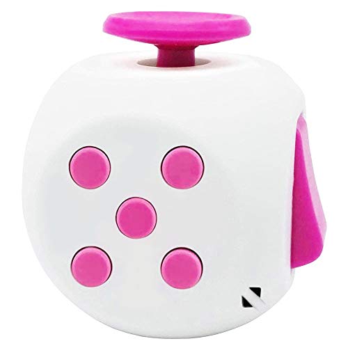 Honmofun ADHD Fidget Cube Fidget Twisty Cube Fidget Cube Spinner Fidget Cube Fidget Cube Keychain Fidget Toys Fidget Cube Fidget Toy (Pink)