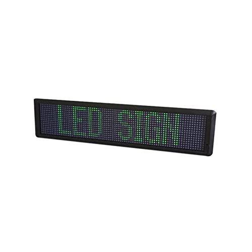Reloj digital LED para interiores con texto desplazable miniatura 1