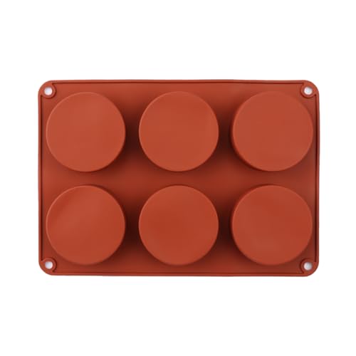 Brand Silicone Muffin Pan - 6 or 8 Cups Non-Stick Cupcake Molds, Food Grade Silicone Baking Tray for Making Egg Muffins and More