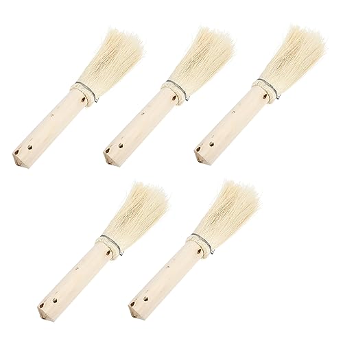 KOMBIUDA Pot Cleaning Household Pot Kitchen Supplies Dish Brush Handle Non-Shedding 5pcs Set