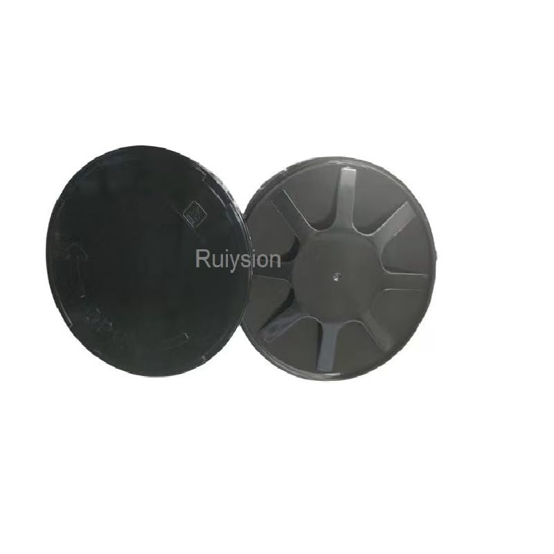 Image of 4 inch Anti-Static Wafer Round Conductive Black Polypropylene Wafer Carriers 4 inch 10 pcs