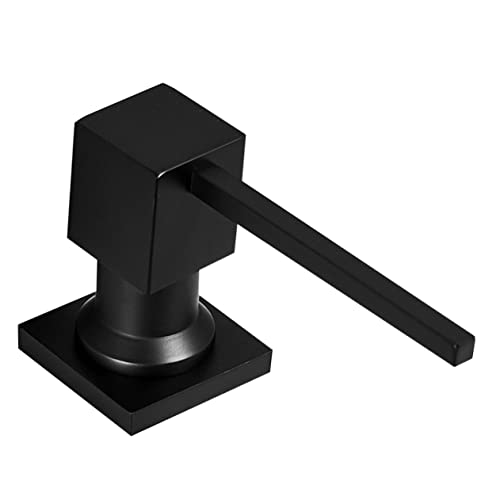 LIFKOME Copper Soap Dispenser Pump Bottle Reusable Refillable Hand Soap Pump Sink Dispenser Kitchen Sink