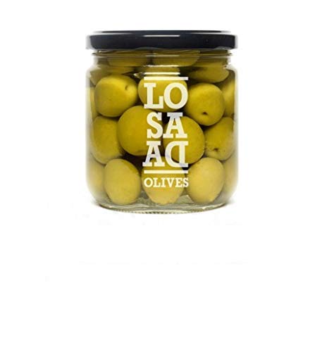 Aceitunas Losada - Aceituna Manzanilla con hueso 345 g - Caja de: 8 unidades