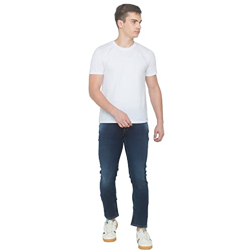 Image of Spykar Men's Slim Fit Low Rise Casual Jeans