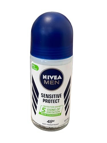 NIVEA MEN Sensitive Protect 48H Anti-Perspirant 50ml Pack of 3
