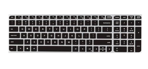 Image of iFyx Keyboard Cover Skin for Logitech MK470 K585 K580 Slim Wireless Keyboard Cover Protective Skin (Black)