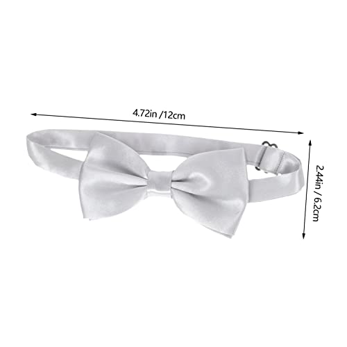 Set de pajarita y fajín de seda para hombre miniatura 5