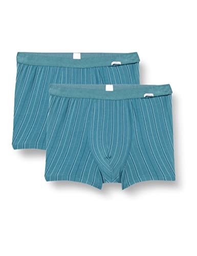 Preisvergleich Produktbild Huber Herren hautnah Cotton 2 Pack Slip, darkteal Stripe, Normal