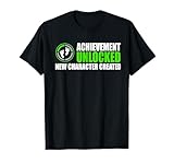 Achievement Unlocked New Character Created T-Shirt