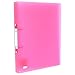 Produktbild ELBA Urban Ringbuch A4, aus Kunststoff, 2 Ringe, Rückenbreite 4 cm, transparent, pink, 1 Stück