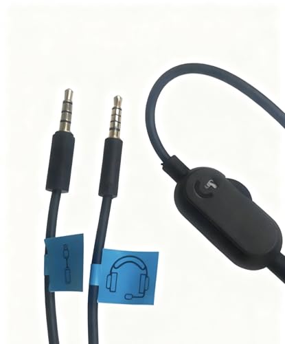 Cable de audio Jack 3.5mm para headset gaming 1.5 m miniatura 2