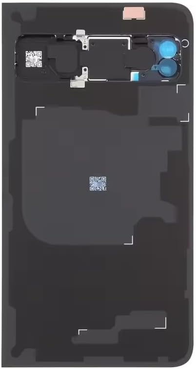 for Google Pixel Fold Back Glass Battery Door Cover Replacement, Rear Housing Case, for Google Pixel Fold Phone Rear Glass Panel Back Cover Repair Parts (Black)