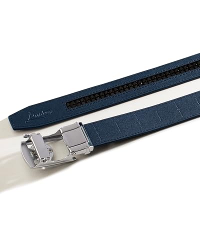 Image of Dartee Men's Golf Belt - Leather Ratchet Belt with Ball Marker, One-Size Adjustable Fit, Course and Casual Wear