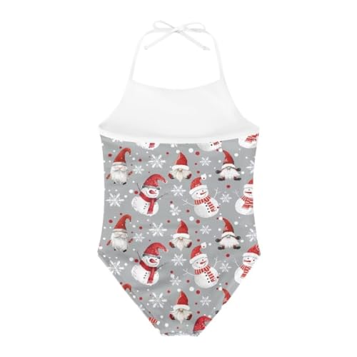 Image of Cute Christmas One-Piece Swimsuits Beach Swimwear Bathing Suit for 3-10 Years Girls