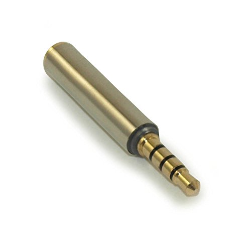 Adaptador 2.5mm hembra a 3.5mm macho 4 conductores miniatura 1