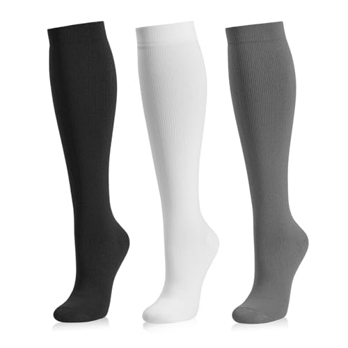 Medical Compression Socks for Women and Men 3 Pairs 20-30