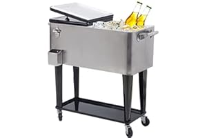 Nattork 80 Quart Rolling Ice Chest: The Ultimate Outdoor Beverage Cooler