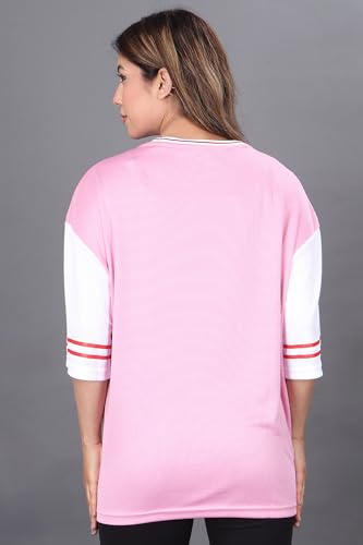 Image of Amazon Brand - INKAST Unisex Oversized T-Shirt | Sportwear | Contrast Sleeves | Drop Shoulder Baggy Fit | Graphic Print | Activewear for Gym,Training & Street Style