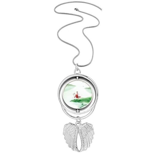 Collier ailes d'ange aquarelle chinoise pour sublimer vos tenues