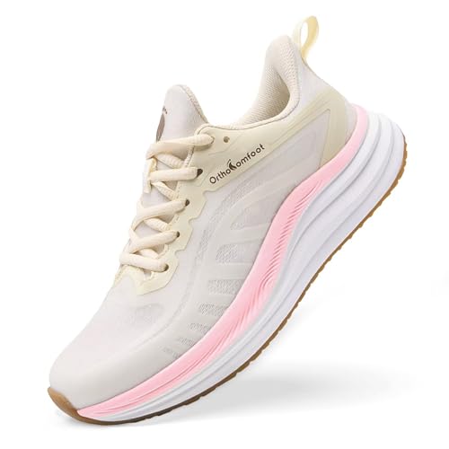 Women's Orthopedic Tennis Sports Casual Walking Shoes: Plantar Fasciitis Orthotic Swollen Feet Pain...