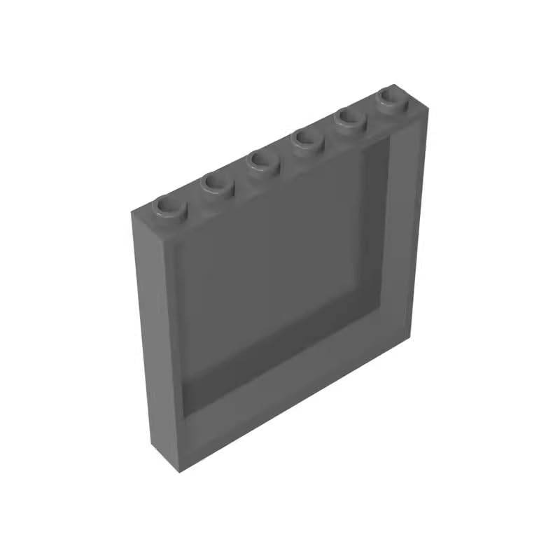 Gobricks 59349 Door Panel 1x6x5 10 Pieces GDS-773 Compatible with Lego Building Blocks Color:Dark Bluish Gray