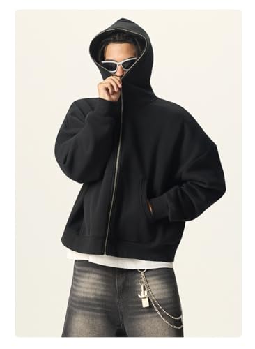 Mens Hoodies Vintage Full-zip Sweatshirts Unisex Streetwear Pullover Teenagers Trendy Winter Jackets2