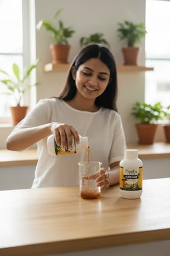 Image of PLANT'S BUDDY Plant Charm - Organic Plant Growth Enhancer | Seaweed Extract, Humic Acid for Plants, Amino and Fulvic Acid | Plant Booster for Flowering & Fruit Quality - 250ml
