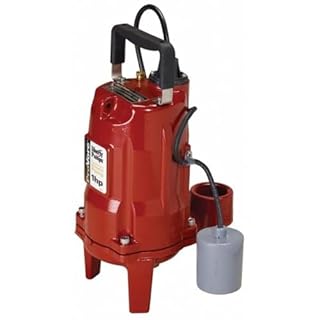 Liberty Pumps PRG101A ProVore PRG Series Automatic Residential Grinder Pump, 1 HP, 115-volt, Red, one-size