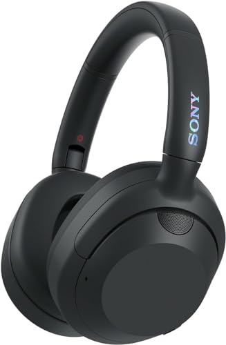 Sony ULT WEAR Headphones Black (WH-ULT900NH) - Powerful Sound Up to 30 Hours of Music Playback* with Quick-Charge (10min = 5hr Playback)