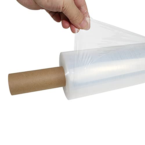 BOMEI PACK Stretch Film Wrap - Industrial Clear Plastic Stretch Wrap 1000 Feet 80 Gauge 4 Packs with Handle, Pallet Wrap for Packing, Moving Supplies, Packing Wrap Plastic Roll 15 Inches by BOMEI PACK - Image 7