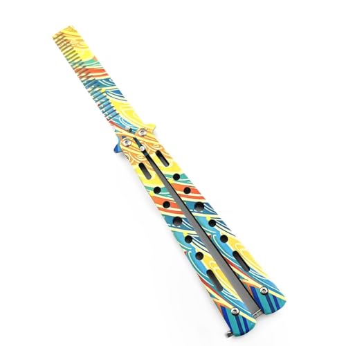 EIHI 1 Stück 3d sieben Farben Schmetterlings-Kamm, Butterfly Kamm Edelstahl Faltbarer, Taschenkamm Frühlings Haar Kamm für Haar Barberkamm Haarstyling Zubehör EIHI 1 Stück 3d sieben Farben Schmetterlings-Kamm, Butterfly Kamm Edelstahl Faltbarer, Taschenkamm Frühlings Haar Kamm für Haar Barberkamm Haarstyling Zubehör