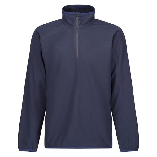 Regatta Professional Men's Navigate Half Zip Fleece Forro Polar, Azul Marino, S para Hombre