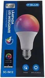 ITBLUE Lâmpada LED Inteligente, Controle por Voz, Compatível com Alexa, Modelo SC9412