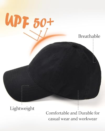 Image of NORTHWIND Unisex Head Cap for Men Summer Cotton Baseball Caps Adjustable Strap for All Sports Running Gym Casual Mens Hat Lightweight Best Mens Caps for Women Cap