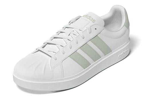 adidas Femme STREETTALK Shoes, FTWR White/Linen Green/FTWR White, 39 1/3 EU