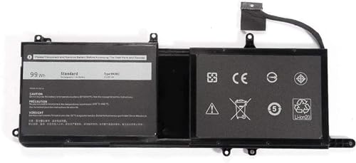 Batterie 9NJM1 pour Dell Alienware 15 R3 R4 et 17 R4 R5 11.4V 99Wh