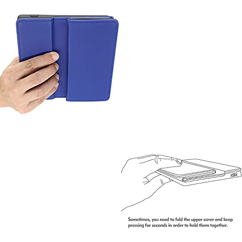 Custodia per E-book reader compatibile con i 10a Generazione - 2019 e 9a Generazione - 2017, Cover in pelle PU H01 – Blu - Image 4