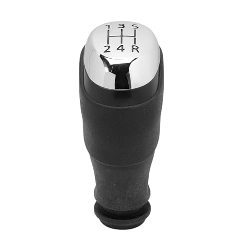 ZEALfix Pommeau De Levier 5 Vitesses Compatible Avec Renault Clio 4 2012-2019 Chrome