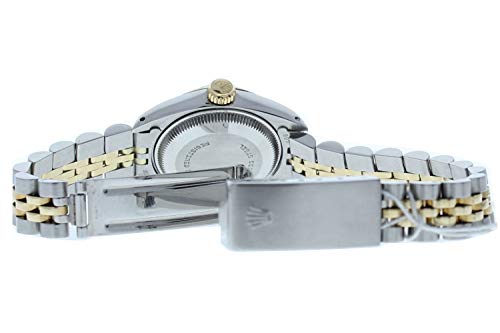 Rolex Model 6917 26mm Datejust Steel & Gold Jubilee Band Custom Champagne Diamond Dial (Certified Preowned)4