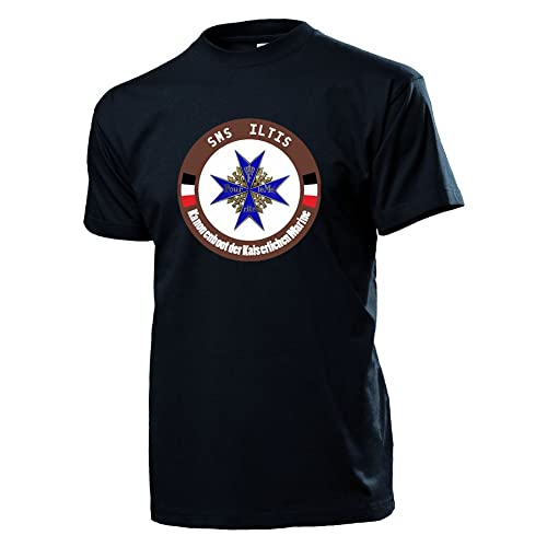 Kanonenboot SMS Iltis T-shirt Noir XXXXXL Maillot Militaire