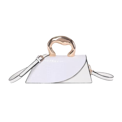 Image of Women Vegan Leather Evening Handbag Crocodile Pattern Handle Clutch Purse Cross Body Envelope Bag